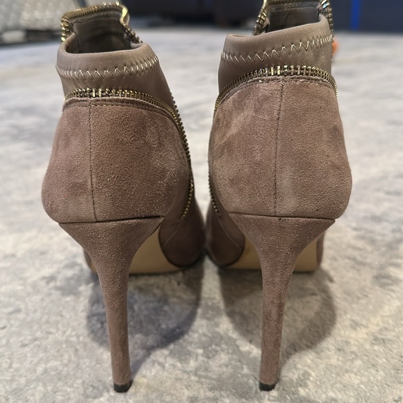 Ann Taylor peep toe booties, size 7.5 M - Picture 3 of 5